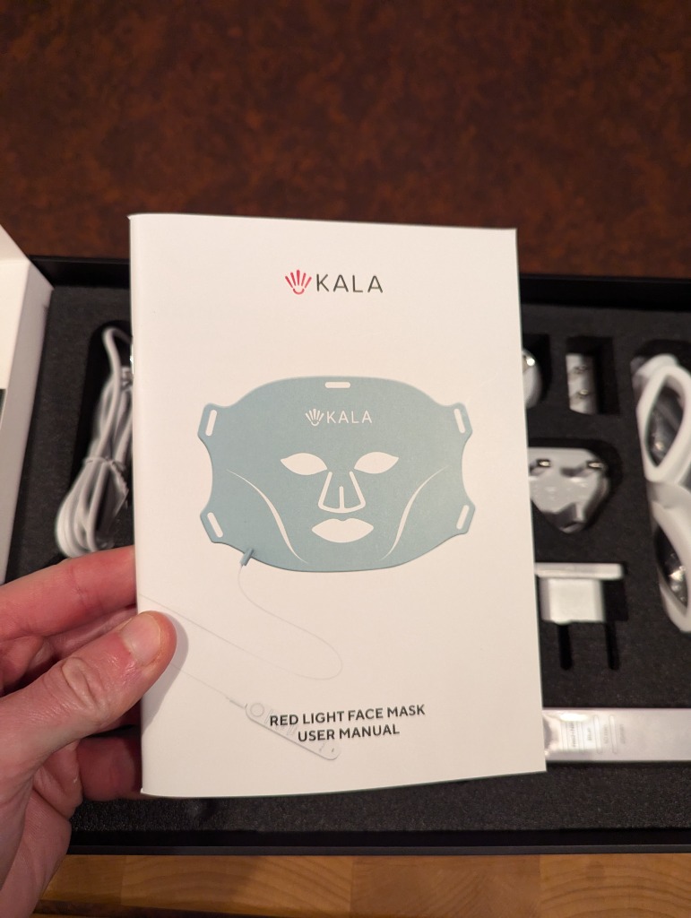Kala Red Light Face Mask Unboxing and Manual