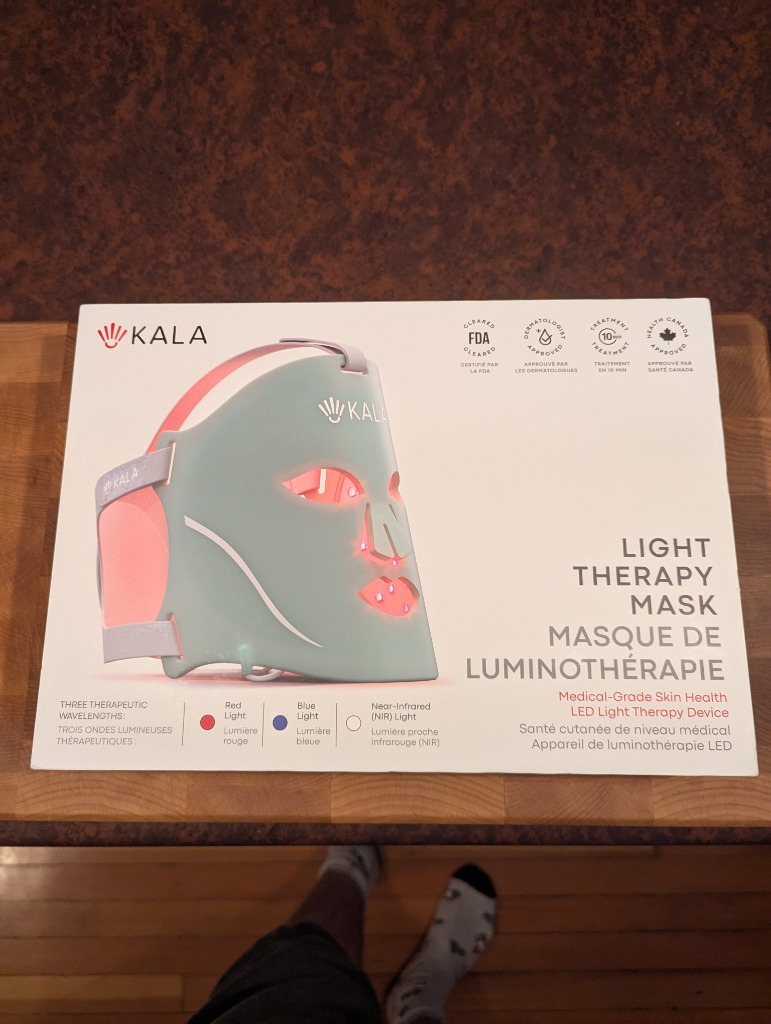 Official Kala Light Therapy Mask Retail Box