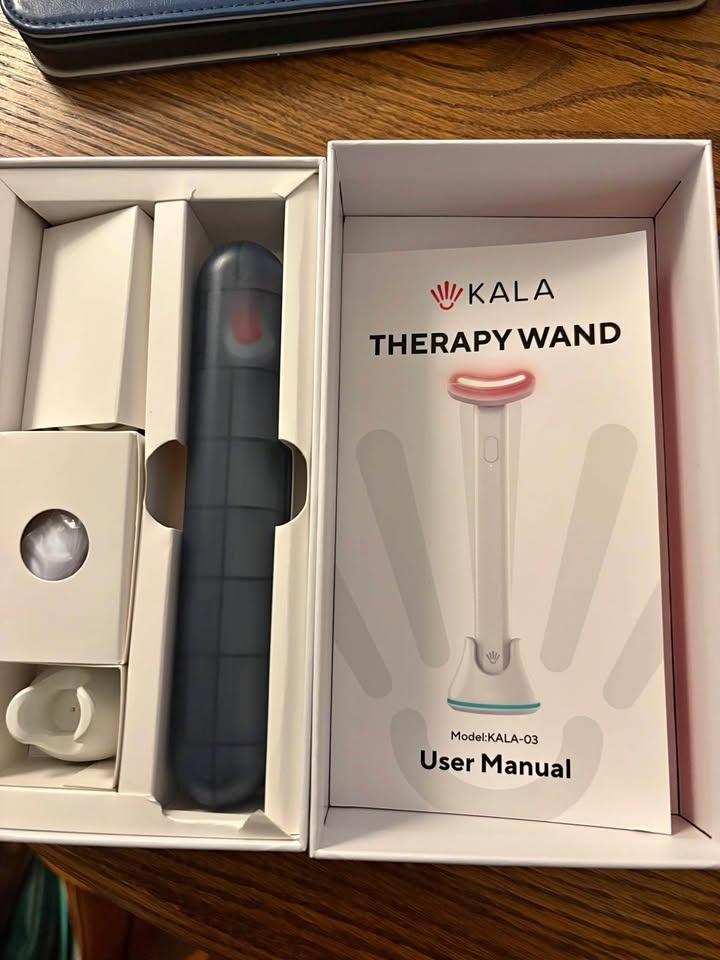 Inside presentation tray of the Kala Wand kit