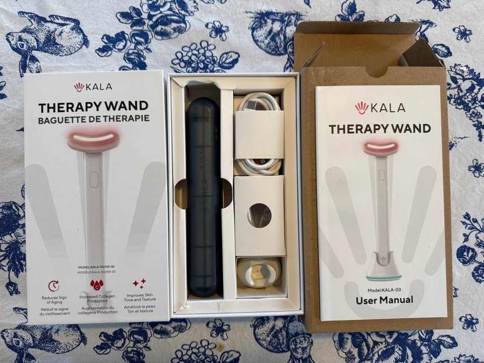 Official Kala Therapy Wand box and inside tray packaging